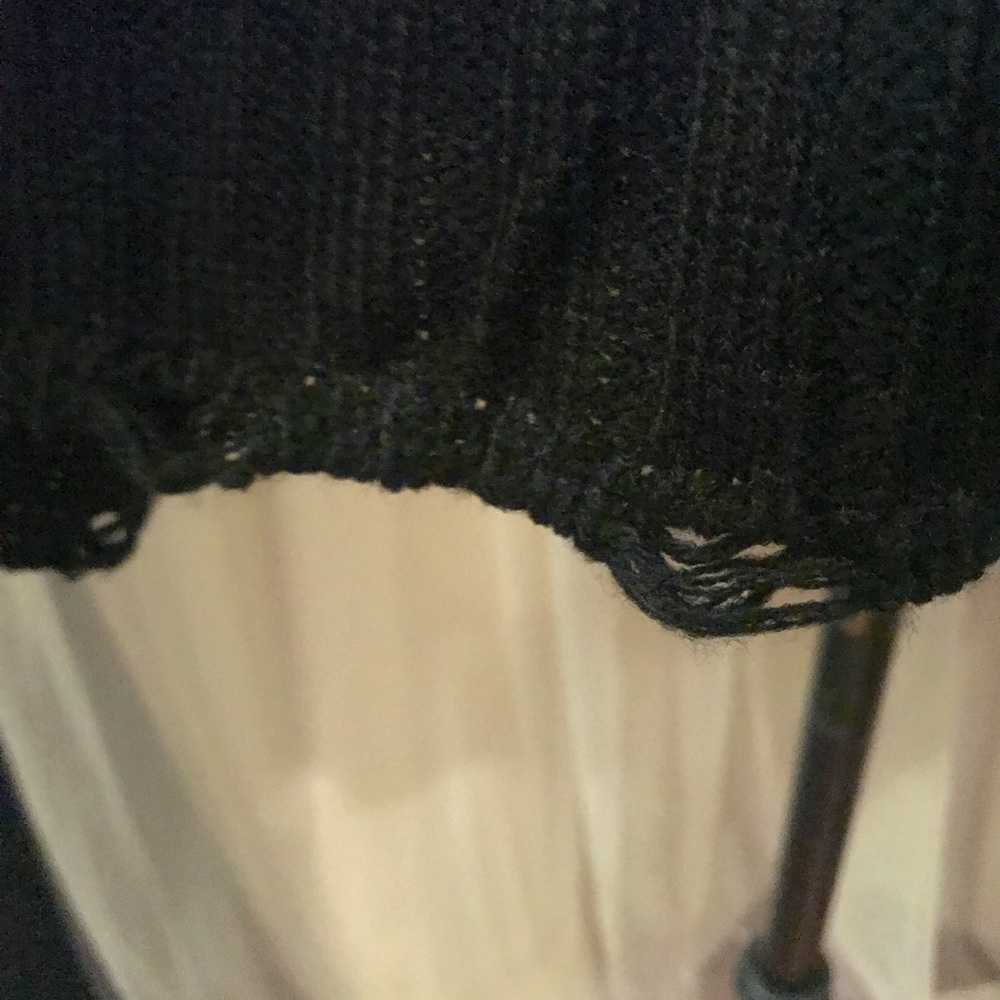 Easel Multicolor Patterned Crew Neck Sweater - image 4